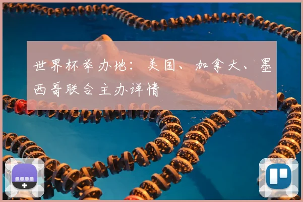 世界杯举办地:美国、加拿大、墨西哥联合主办详情
